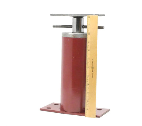 Mini Adjustable Steel Building Column For Crawl Space Support, 4 Inch Diameter, 11 Gauge, Four Inch Adjustment Range, Heavy Duty Permanent Basement Post For Structural Stability