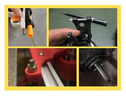 Beefy Heavy Duty Stainless Steel Dowel Pin Assortment Set For Shelves And Closets Locating Pegs shown in various applications