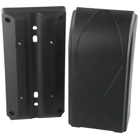 Extra Large Waterproof Controller Box For Electric Bikes And Scooters Built Tough As Nails With Grip Tight Mount Rack showing black ABS casing.