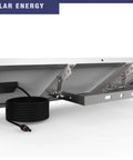 Back view of DC 35V 25W Solar Panel Powered Charger Kit with Mount Bracket for ME GO 600 Automatic Sliding Gate Openers