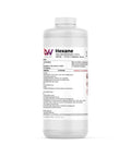 99 Percent High Purity Lab Grade Hexane Solvent For Precision Cleaning And Extraction, Premium Cleaning Agent For Oils And Greases, Compatible With Spigots, Faucets, And Trigger Sprayers, 1 Gallon white plastic bottle