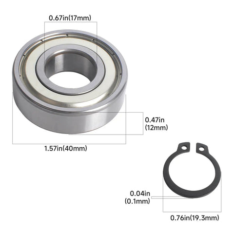 Premium Belt Tensioner Bearing Kit With Two Greased Rollers Plus One Rock Solid Circlip Squashes Rumble Noise And Has Your Stationary Exercise Bike Cruising Smooth Through Every Beast Mode Workout