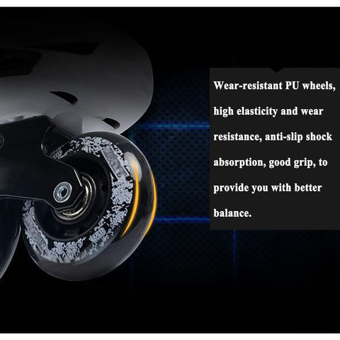 Close-up of 8 Pack Inline Skate Wheels Replacement With Bearings For Indoor And Outdoor Use 72Mm 76Mm 80Mm 85A Hardness