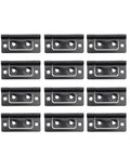 Rotating Concealed Hinges For Cabinets And Doors 12 Pack Hidden Door Hardware Beefed Up Heavy Duty Interior Hinge Set