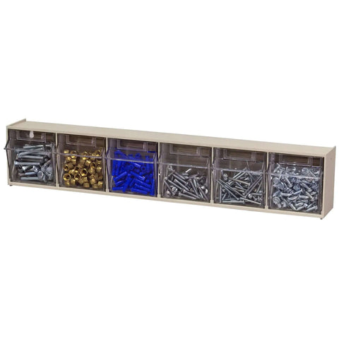 TiltView Plastic Storage Cabinet With Tilt Out Bins A Versatile Organizer For Home Office School And Workshop Use