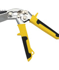 Crimping Tool Hand Seamer Bending Pliers For Ductwork And Sheet Metal Ergonomic Grip With Slip Resistant Handle in yellow black