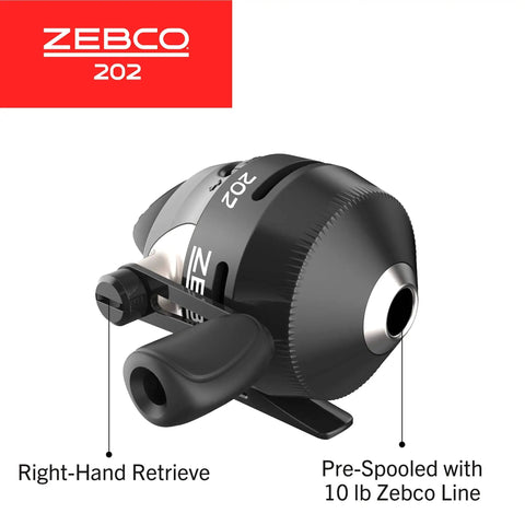 Easy To Use Spincast Fishing Reel Size 30 Right Hand Retrieve No Tangle Design All Metal Gears Stainless Steel Pickup Pin Pre Spooled