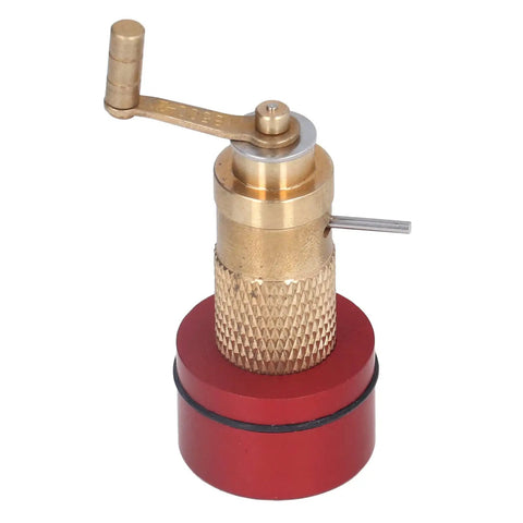 Brass wristwatch tool with ergonomic non-slip handle from Winder Set For Watch Repair Pros, Professional Watchmaker Tools.