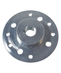 Go Kart And Mini Bike Sprocket Hub With Three Quarter Inch Bore And Three Sixteenth Inch Keyway For Sprockets And Drums, Fits Four Inch And Four And A Half Inch Brake Drums Or Rear Axle Sprockets, showing metal hub design with keyway.