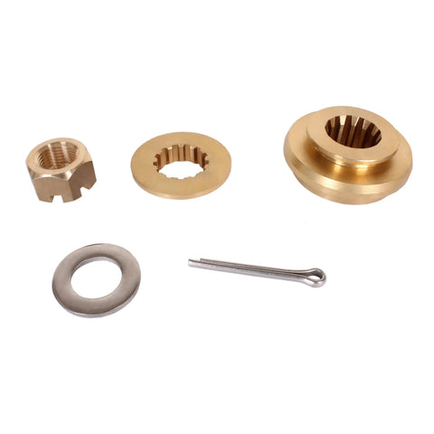 Outboard Propeller Hardware Kit For Tohatsu Nissan 40HP 50HP Boats, All In One Set With Thrust Holder, Stopper, Nut, Washer, And Fittings, Fits Part Numbers 3T5-87326-0 3T5873260 3TW873260 3KY873260 348642320 353641210 345641240 For MD40 MD50