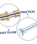 Door Hinge Repair Kit Pin And Bushing For Automotive Door Hardware with close-up of durable pins and bushings, easy to use design