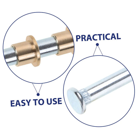 Door Hinge Repair Kit Pin And Bushing For Automotive Door Hardware with close-up of durable pins and bushings, easy to use design