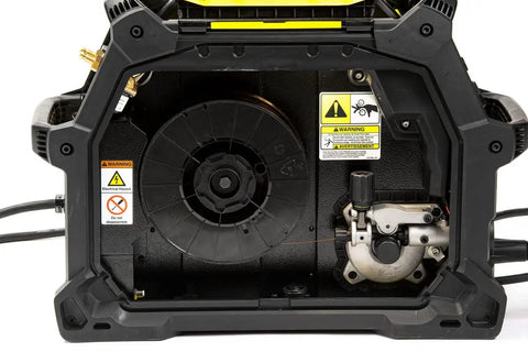 Rebel EMP 205ic AC DC Multi-Process Welder For MIG, STICK, And TIG With High Frequency Start, Pulse DC, Balance And Frequency Adjustments, SmartMIG Technology, Ideal For Pros And Hobbyists In The Shop