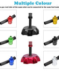 Color options of 2 Piece ATV Air Vent Hose And Gas Cap Kit With CNC Tank Valve Tube And Aluminum Breather With Check Ball