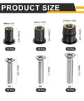 Neoprene Fastener Set With M4 M5 M6 And Stainless Steel Screws For Windshield And Surface Mounting Brass Inner Threads Waterproof Rubber Gasket Nuts size chart