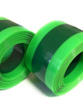 Green Bike Tire Liners For Road, Mountain, And BMX Bicycles, Puncture Proof Inner Tube Protectors, TPU, Fits 24 To 26 Inch Wheels