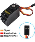 MG995 Six Pack Micro Servo 180 Degree Metal Gear Waterproof Digital Beefed Up High Speed Torque Servo Motor for RC Airplane