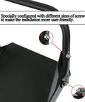 Black steel cart frame with screws detail for heavy duty welding cart for MIG and TIG welders and plasma cutters