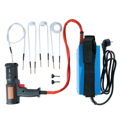 Hardcore Electromagnetic Induction Heater Kit Handheld Automotive Flameless Tool for rusted fasteners with heavy duty coils.