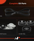 Engine Serpentine Belt Kit With Tensioner And Idler Pulley For Ford F150 2004 Expedition 2005 2006 Mustang 2005 2006 Lincoln Navigator Parts