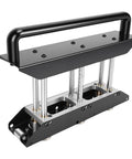 Three Station Sheet Metal Roller Bender showing durable edge roller and handle for metal fabrication