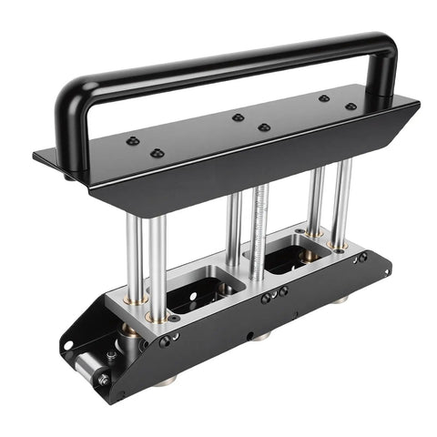 Three Station Sheet Metal Roller Bender showing durable edge roller and handle for metal fabrication