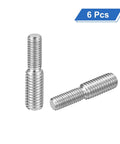 M8 To M10 Double End Threaded Studs 304 Stainless Steel Thread Reducer Adapter 6 Piece Set, heavy-duty fasteners.