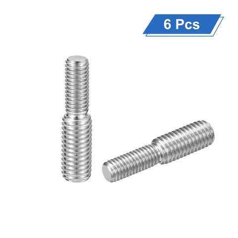 M8 To M10 Double End Threaded Studs 304 Stainless Steel Thread Reducer Adapter 6 Piece Set, heavy-duty fasteners.