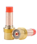 Gas Lens Collet Body And TIG Collets Kit For TIG Welding Torch WP-17 WP-18 WP-26 Series, 10N24 3/32in collets, closeup view