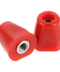 Red caps for Stainless Steel Fence Nut Replacement Kit Two Pack Pro Grade Easy to Install and Remove for Fencing Equipment Portable Size