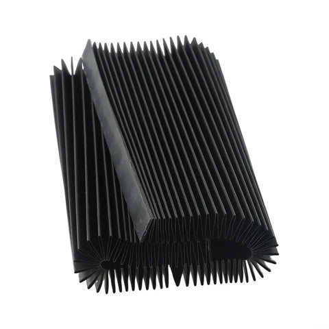 Heavy Duty Milling Machine Flexible Accordion Bellows Cover 1.5M Length Anti Oil Anti Dust Waterproof Three Proof Cloth Shield