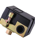 Air Compressor Pressure Switch 135 To 175 PSI Heavy Duty 1 Quarter Inch NPT With Unloader Valve On Off Lever Single Port Replacement