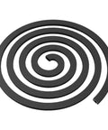 8 Meters Black Dust Protection Soft Cover Seal Strip For 6mm Slot 20 Series Aluminum Extrusion Profiles Flat Dustproof Seal Side Slot Strip For T Slot And V Slot DIY Projects coiled on white background