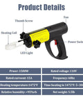Heavy Duty 1500W Magnetic Induction Heater Kit For Rapid Bolt Removal And Frozen Bearing Extraction With Four Interchangeable Coils And Carry Case To Kick Loose Rusted Nuts Without Breaking A Sweat In Your Shop, displaying features and specifications.