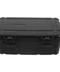 Portable Waterproof Hard Plastic Tool Box With Explosion Proof And Reinforced Lock Clasps And Shockproof Build For Equipment And Valuables Rugged Field Ready Storage For Outdoor Work