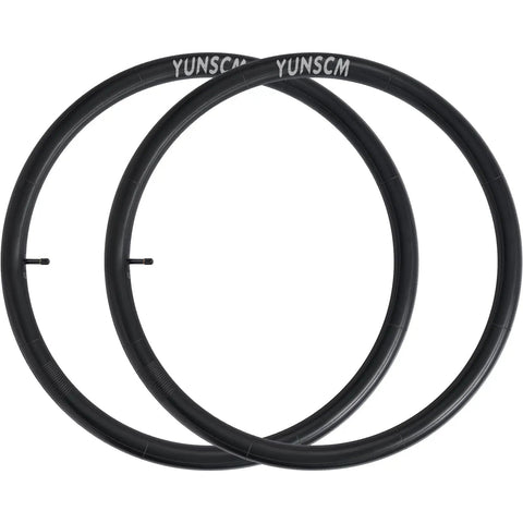 Two Pack Heavy Duty Bike Tubes 26x1.25 AV Schrader Valve Fits 26x1.0 26x1.25 26x1.50 Inner Tubes For Road MTB Hybrid Bikes