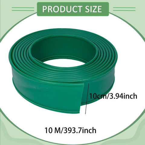Durable PE Garden Border Fence Coil For Outdoor Borders And Lawn Paths, Flexible Quick Install Edging For Flower Beds And Walkways