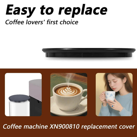 Water Tank Lid Cover Replacement For Vertuo Plus 60oz Coffee Maker shown with images of use, compatible with XN900810 model.