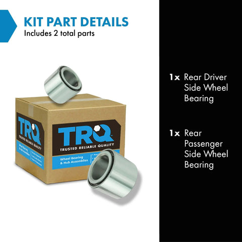 Box and Rear Wheel Bearing Kit For Saab Nine Two X 2005 2006 And Subaru Forester 1998 2008 Impreza 1993 2007 Legacy Dual Rear Bearings