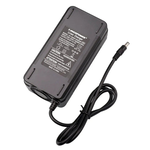 54.6V 3A Charger For 48V Li-Ion Battery Packs 7.5Ah To 25Ah, 5.5x2.5mm DC Output, Worldwide 100-240VAC Input, Auto Shutoff On Full, Red Charging Light, Green Full Light, Go-To Replacement Charger For E-Bikes Scooters