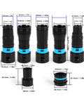 7Pcs Vacuum Hose Expansion Adapters With Dustcollection Quick Connectors And 360 Rotating Clip For 1-1-4 Inch Hoses in various sizes.