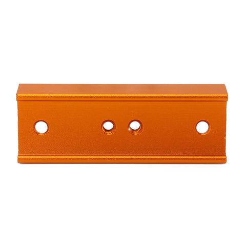 Orange 107mm Dovetail Mounting Plate for Telescopes and Cameras With 1/4 Inch Thread Metal Dovetail Saddle Adapter Mount Base