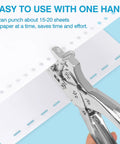 2 In 1 Badge Slot Hole Punch For Id Cards And More No Nonsense Heavy Duty Hand Punch Made Of Metal For PVC Cards, punching paper