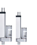Built Tough 24V DC Linear Actuator with metal gears, two sizes, ideal for lift tables and rehab beds.
