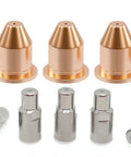 Airforce 250Ci 500I Plasma Torch Tip And Electrode Kit 10 Pcs With 5 Tips And 5 Electrodes For HP 25 And HP 50 Units