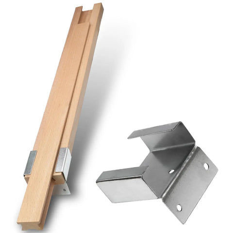 Killer Strength Wood Drawer Slides 16 Inch Bottom Mount Heavy Duty Beech Hardwood with Steel Glides and brackets.