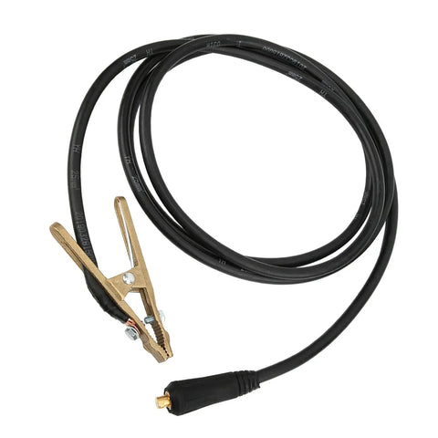 Top Notch 260A Brass Ground Clamp For Heavy Duty Welding Jobs with black cable and clip for secure connections.