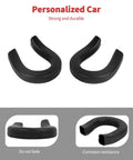 Tow Hook Cover for Chevy Silverado 1500 2019 2020 2021 2022 2023 2024 2025 2026 and Suburban Tahoe Z71 2021 2022 2023 2024 2025 Black Rubber Sleeve Exterior Accessory showing two black sleeves with protective design