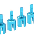Aluminum Alloy Front And Rear Gearbox Joint Cup For Tamiya TT01 TT01E TT02 One Tenth Scale RC Drift Cars CNC Precision Drift Ready Upgrade Part