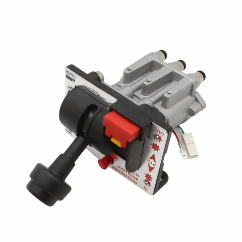 PTO Hoist Control Valve Kit With Dual Pneumatic Valves And Kickout For Beefed-Up Heavy Duty Hydraulic Tippers And Dump Trailers Direct Replacement For 328388-79X 329358X K90 Compatible With Apsco And Major PTO Hoist Systems